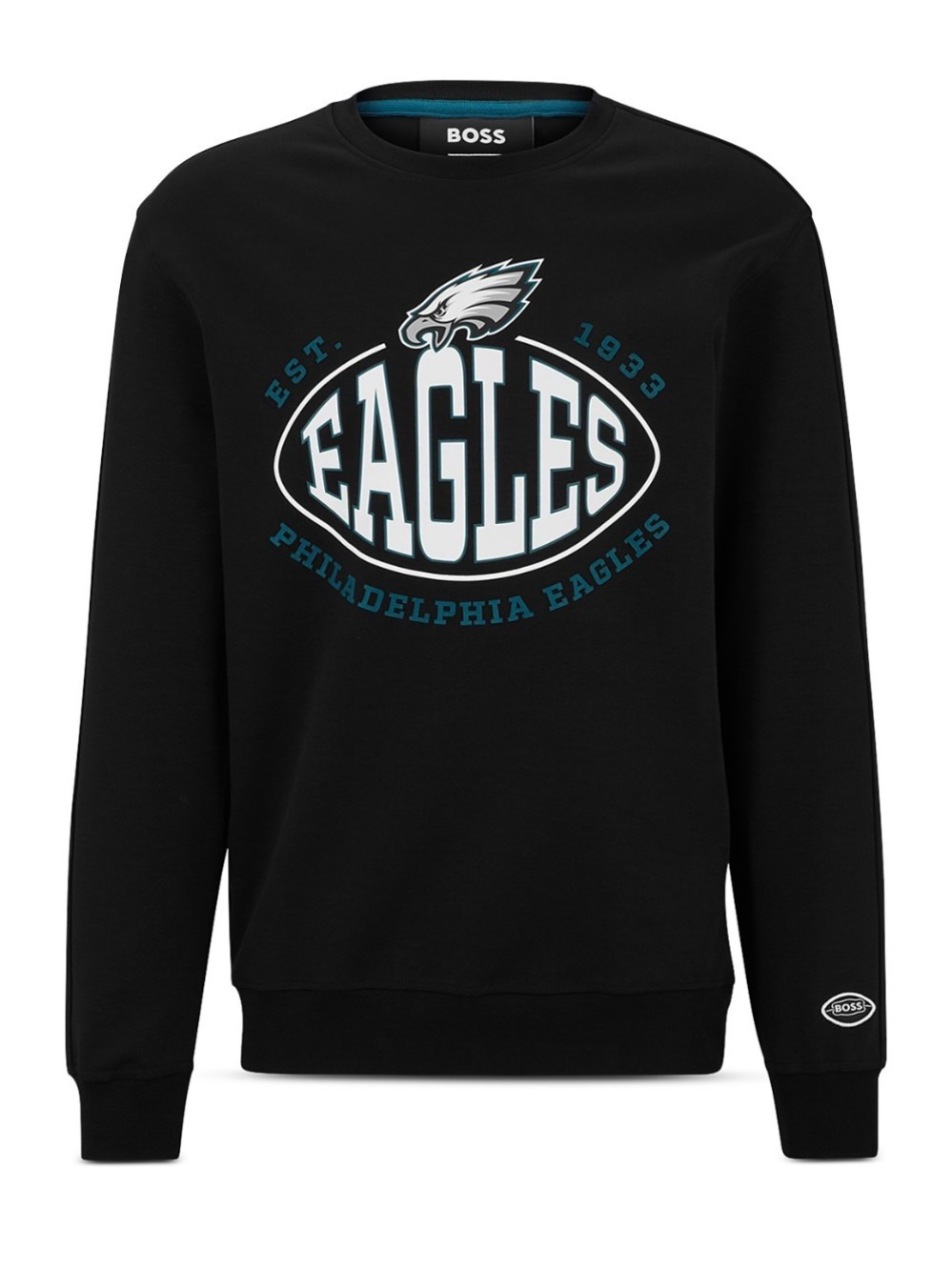 BOSS Philadelphia Eagles Men’s Graphic Sweatshirt Black XL NWT